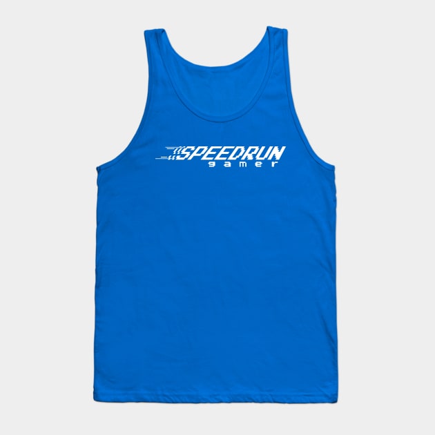 "SPEEDRUN Gamer" Tank Top by MGleasonIllustration